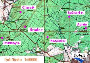 mapa hradec m