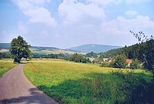 Krkavčí skála - přirozené opevnění hradiště