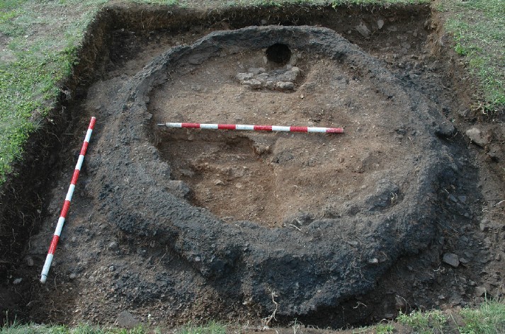 dno a pudorys pece Pyreneje