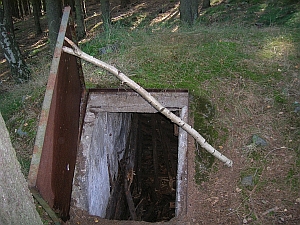 Vstup do úkrytu