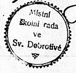 razítko z r. 1937